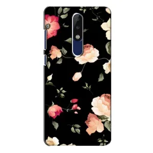 Чехлы с Цветами для Nokia 5.1 Plus (X5) (VPrint) (Розочки)