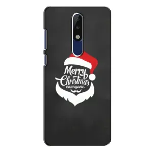 Різдвяні Чохли для Nokia 5.1 Plus (X5) (VPrint) (Санта Крісмас)