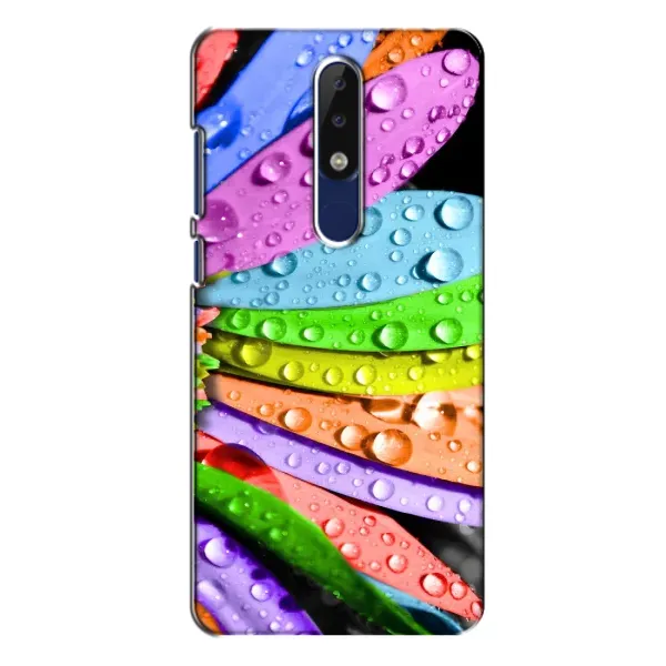 Чехол с принтом «Семицветик» для Nokia 5.1 Plus (X5)