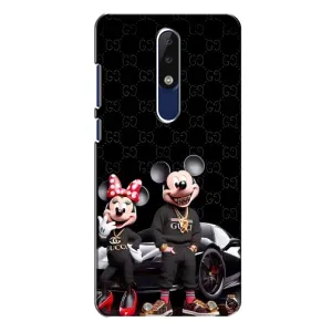 Чехол Disney Mouse Nokia 5.1 Plus (X5) (PREMIUMPrint) (Семья Маусов)