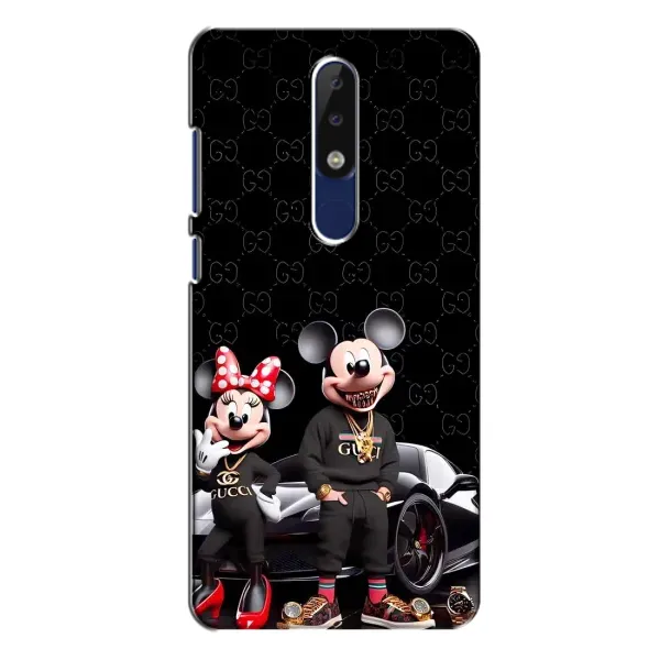 Чохол з принтом «Родина Маусів» для Nokia 5.1 Plus (X5)