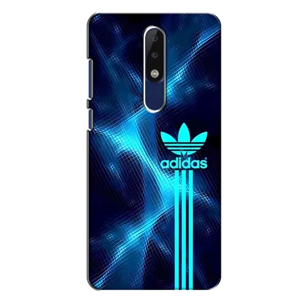 Чохол з принтом «Синій Адідас» для Nokia 5.1 Plus (X5)