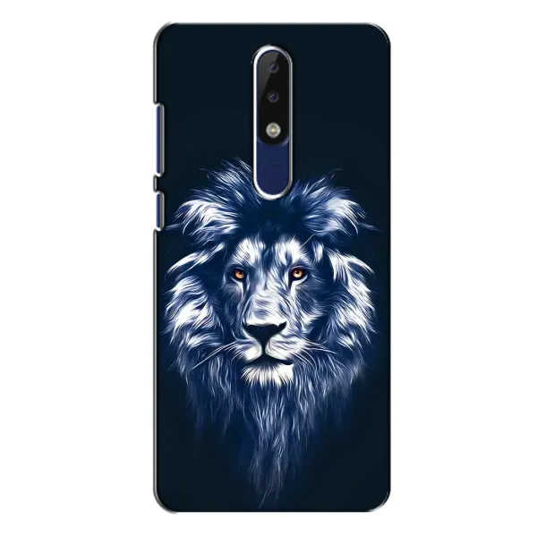 Чохол з принтом «Синій Лев» для Nokia 5.1 Plus (X5)