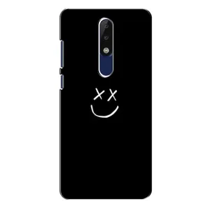 Чохол для Нокіа 5.1 Плюс (Х5) - (AlphaPrint) з принтом (ТОП продажів) (Смайл)