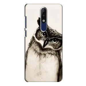 Чохол з пташками на Nokia 5.1 Plus (X5) (VPrint) (Сова)