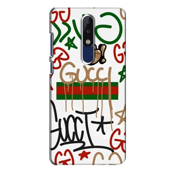 Чохол з принтом «Стиль GUUCI» для Nokia 5.1 Plus (X5)