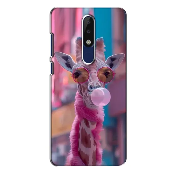 Чехол с принтом «Стильный жирав» для Nokia 5.1 Plus (X5) Чехол с принтом «Стильный жирав» для Nokia 5.1 Plus (X5)