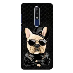 Чехлы с крутыми принтами для Nokia 5.1 Plus (X5) - (PREMIUMPrint) (Стильная собака)