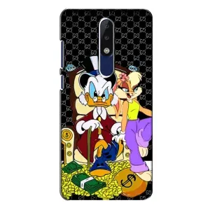 Чехлы для Nokia 5.1 Plus (X5) - Скрудж МакДак Louis Vuitton (PREMIUMPrint) (Стильная Утка)