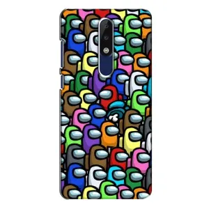 Чехол Амонг Ас для Nokia 5.1 Plus (X5) (AlphaPrint)