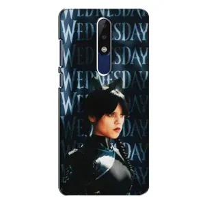 Чохли Венсдей на Nokia 5.1 Plus (X5) Уенсдей (AlphaPrint) (Венздей кішка)