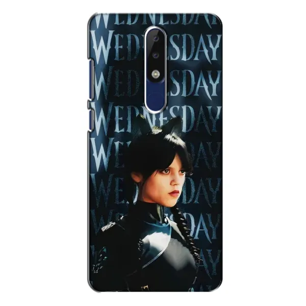 Чохол з принтом «Венздей кішка» для Nokia 5.1 Plus (X5)