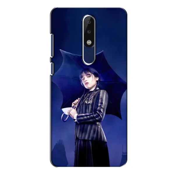 Чохол з принтом «Венздей з парасолькою» для Nokia 5.1 Plus (X5)