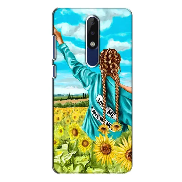 Чохол з принтом «Україночка» для Nokia 5.1 Plus (X5)
