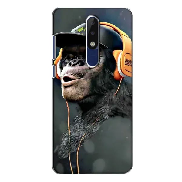 Чохол з принтом «В навушниках» для Nokia 5.1 Plus (X5)