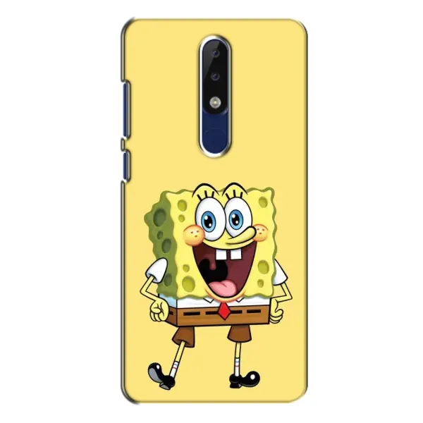 Чохол з принтом «Веселий Спанч Боб» для Nokia 5.1 Plus (X5)