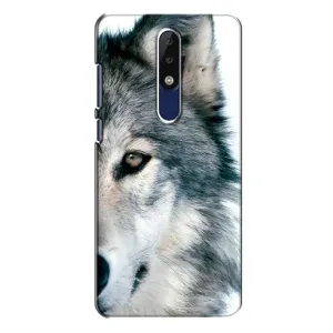 Чехлы с картинками животных Nokia 5.1 Plus (X5) (Волк)