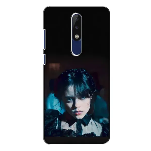 Чохол з принтом «погляд Венздей» для Nokia 5.1 Plus (X5)