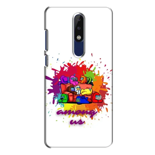 Чохол з принтом «Яскравий АмонгАс» для Nokia 5.1 Plus (X5)
