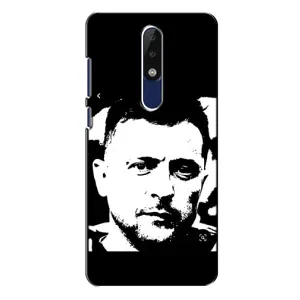 Чохол для Nokia 5.1 Plus (X5) (AlphaPrint - с принтом Зеленського) (Зеленский АРТ)