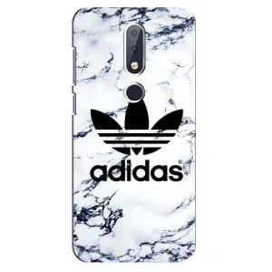 Чохли Адидас для Nokia 6.1 Plus (AlphaPrint) (Адідас на мраморі)