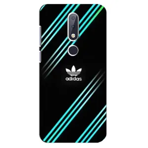 Чохли Адидас для Nokia 6.1 Plus (AlphaPrint) (Адідас з полосами)
