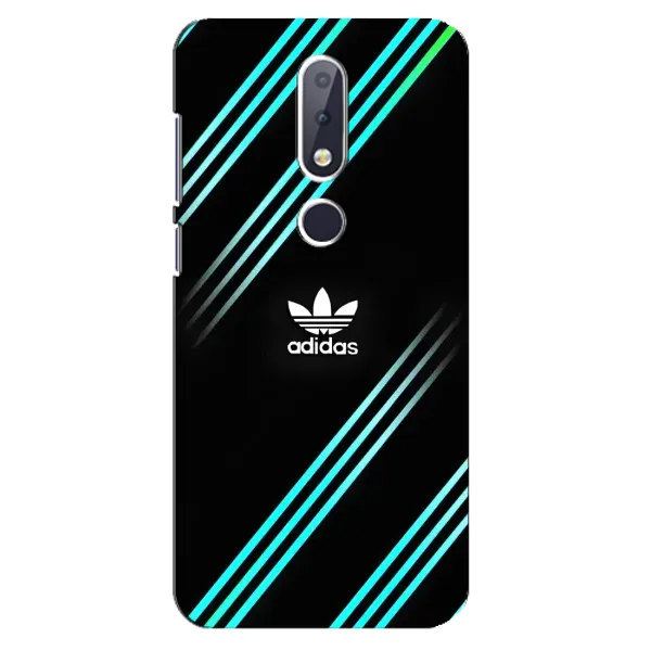 Чехол с принтом «Адидас с полосами» для Nokia 6.1 Plus