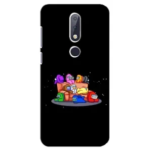 Чохли Амонг Ас для Nokia 6.1 Plus (AlphaPrint) (Амонг-ас)
