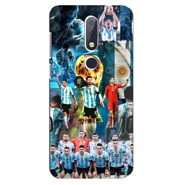 Чехол с принтом «Аргентина Месси» для Nokia 6.1 Plus Чехол с принтом «Аргентина Месси» для Nokia 6.1 Plus