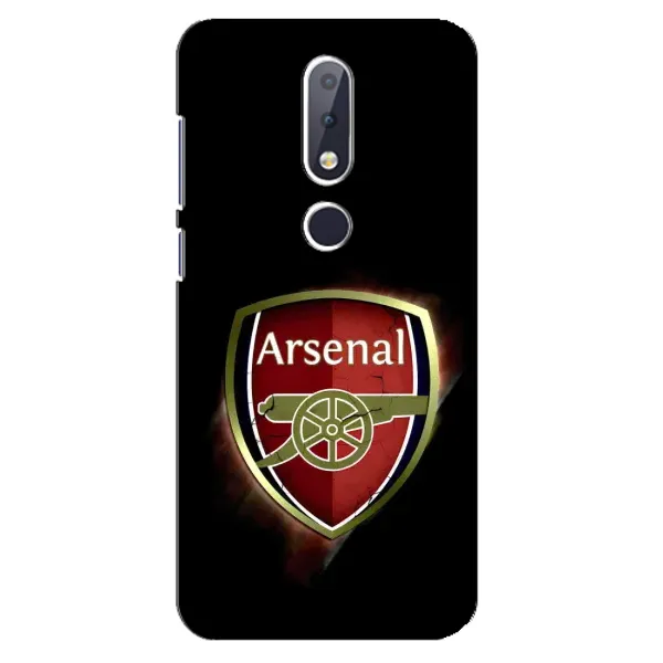 Чохол з принтом «Арсенал Лондон» для Nokia 6.1 Plus Чохол з принтом «Арсенал Лондон» для Nokia 6.1 Plus