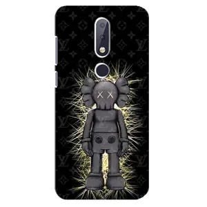 Чохли для Nokia 6.1 Plus - Bearbrick Louis Vuitton (PREMIUMPrint) (Bearbrick LV)