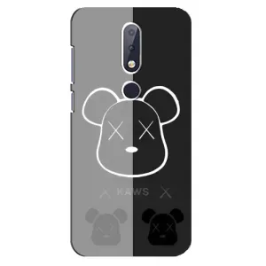 Чохли для Nokia 6.1 Plus - Bearbrick Louis Vuitton (PREMIUMPrint) (БеарБрік очі)