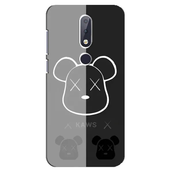 Чехол с принтом «БеарБрик глаза» для Nokia 6.1 Plus