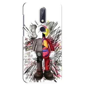 Чохли для Nokia 6.1 Plus - Bearbrick Louis Vuitton (PREMIUMPrint) (Беарбрік)