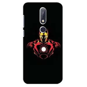 Чохли з героями Марвел Nokia 6.1 Plus (VPrint) (Залізна людина)