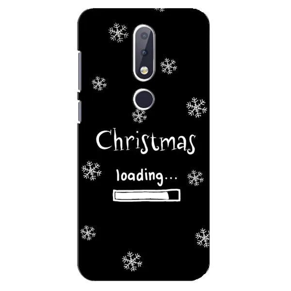 Чехол с принтом «Christmas loading» для Nokia 6.1 Plus