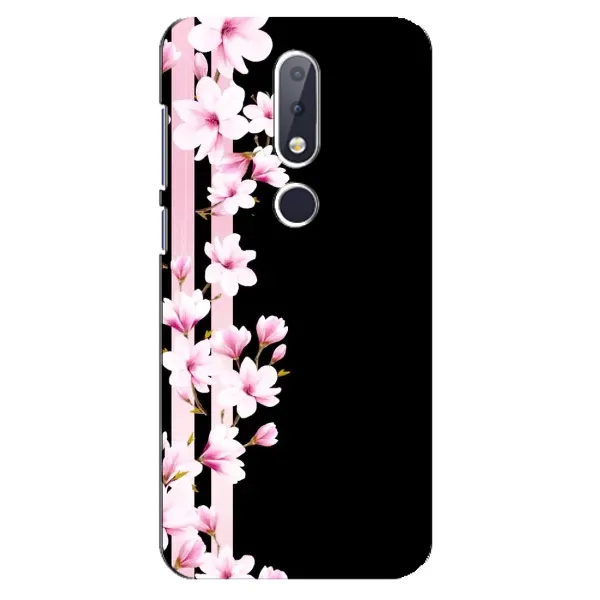 Чохол з принтом «Квіточки» для Nokia 6.1 Plus