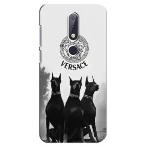 Чохли VERSACE для Нокіа 6,1 Плюс (PREMIUMPrint) (Доберман Версаче)