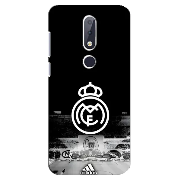 Чохол з принтом «емблема Реал Мадрид» для Nokia 6.1 Plus Чохол з принтом «емблема Реал Мадрид» для Nokia 6.1 Plus