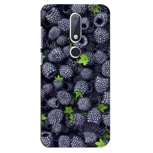Чохли з фруктами для Nokia 6.1 Plus (VPrint) (Ожина)