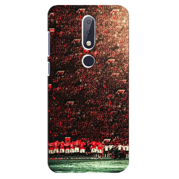 Чехол с принтом «фанаты Манчестер Юнайтед» для Nokia 6.1 Plus Чехол с принтом «фанаты Манчестер Юнайтед» для Nokia 6.1 Plus