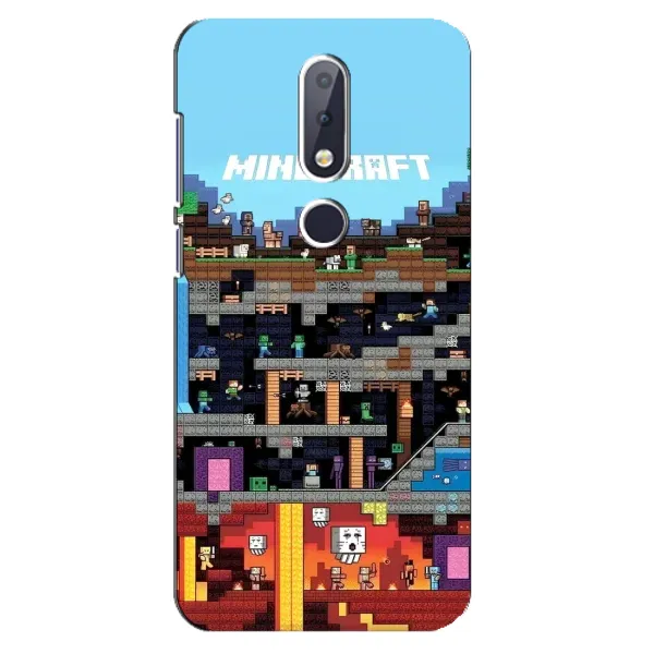 Чохол з принтом «фон Minecraft» для Nokia 6.1 Plus Чохол з принтом «фон Minecraft» для Nokia 6.1 Plus