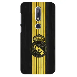 ФК Реал Мадрид чохли для Nokia 6.1 Plus (AlphaPrint) (фон Реал Мадрид)