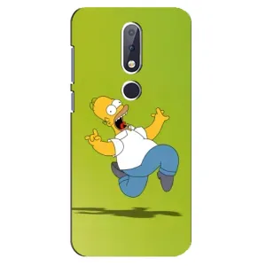 Чjхол з Сімпсонами для Nokia 6.1 Plus (VPrint) (Гомер Сімпсон)