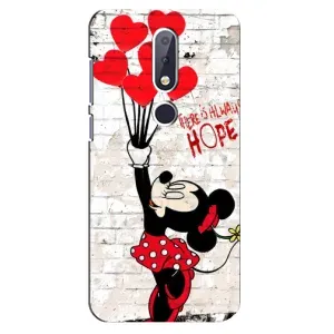 Чохол Disney Mouse Nokia 6.1 Plus (PREMIUMPrint) (Heart Minni)