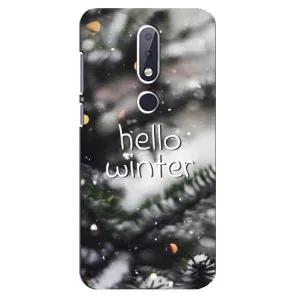 Новорічні, Святкові Чохли для Nokia 6.1 Plus - 2024 год (Hello winter)
