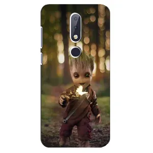 Чохол МАРВЕЛ для Нокіа 6,1 Плюс (AlphaPrint) (I am Groot)