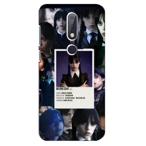 Чохли Венсдей на Nokia 6.1 Plus Уенсдей (AlphaPrint) (колаж Венздей)