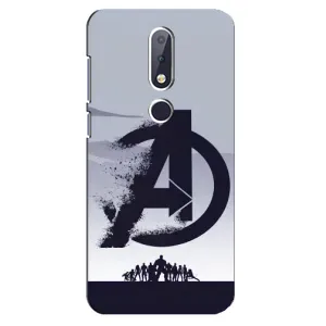 Чохли з героями Марвел Nokia 6.1 Plus (VPrint) (Команда А)