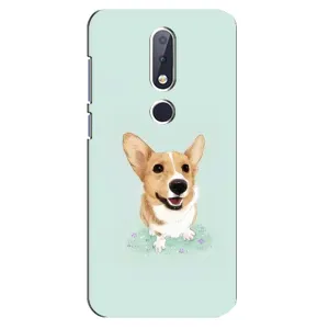 Чохли з собаками для Nokia 6.1 Plus (VPrint) (Коргі)